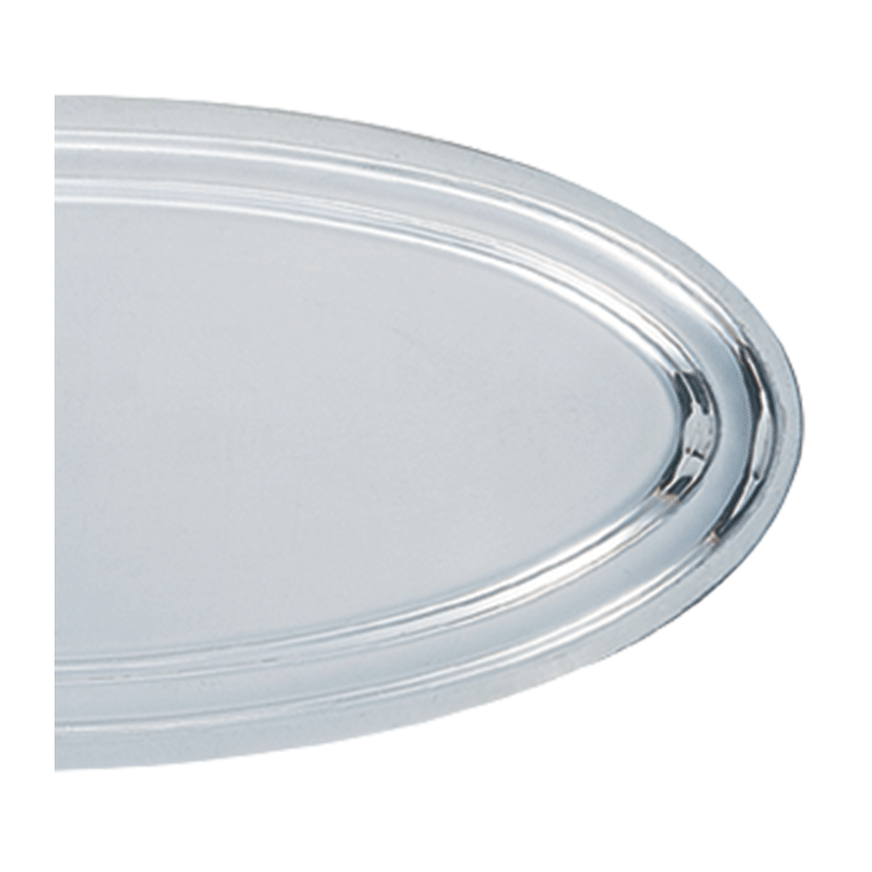 Fuente oval plata 30 x 70 cm