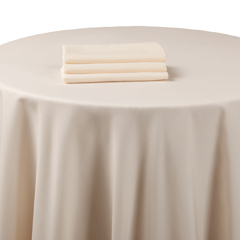 Mantel chintz beige 210 x 210 cm ignífugo M1