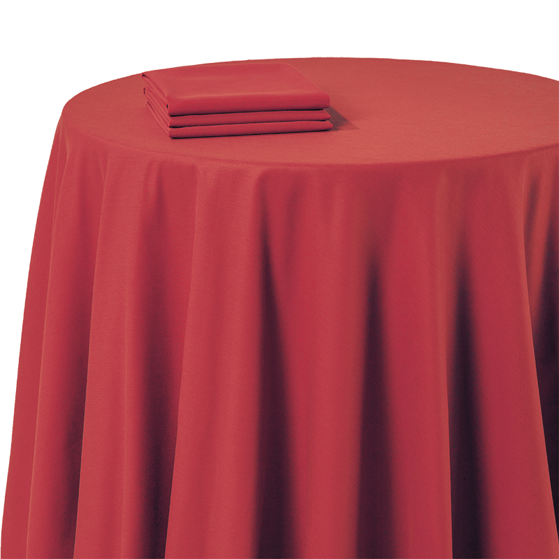 Servilleta chintz rojo 60 x 60 cm ignífugo M1