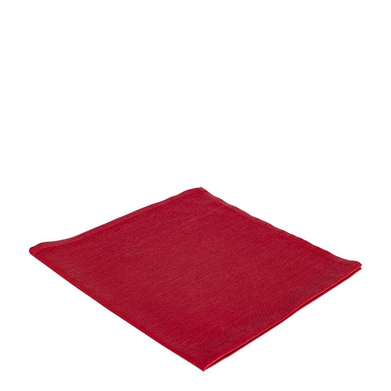 Servilleta chintz rojo 60 x 60 cm ignífugo M1