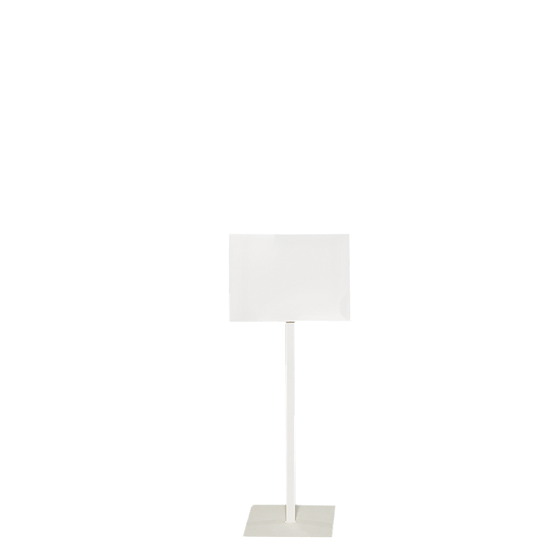 Panel de pie blanco formato 30 x 40 cm