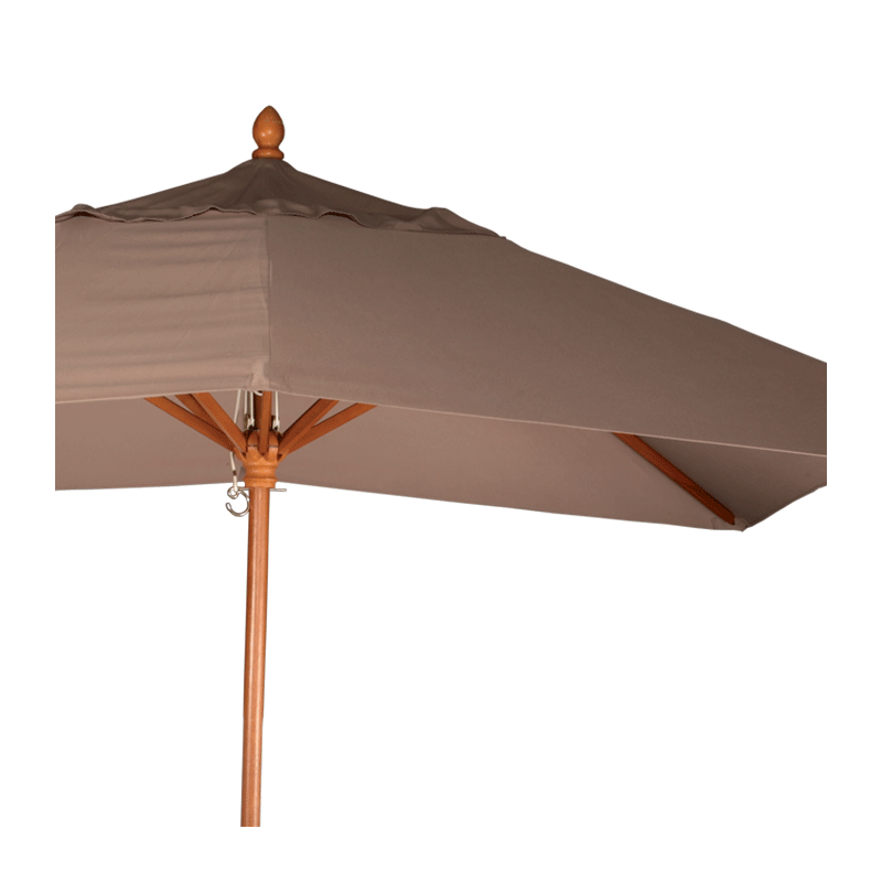 Parasol Luisiana topo 300 x 300 cm. + pie 30 x 30 cm.