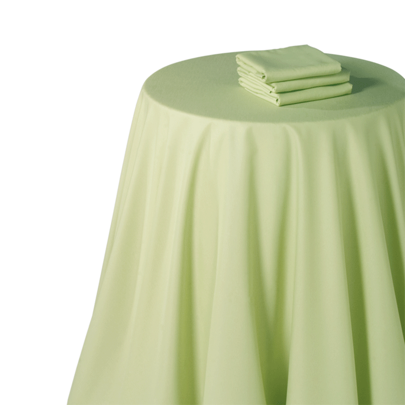 Servilleta chintz pistacho 60 x 60 cm.