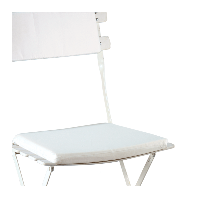 Silla Trocadero blanca con asiento y respaldo blanco