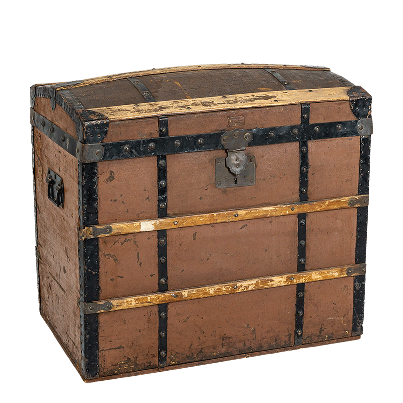 Cofre vintage de madera