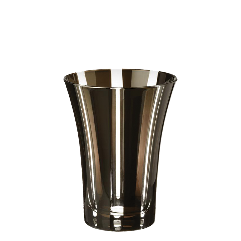 Vaso tulipa negro Ø 8,5 cm Alt. 11 cm 28 cl