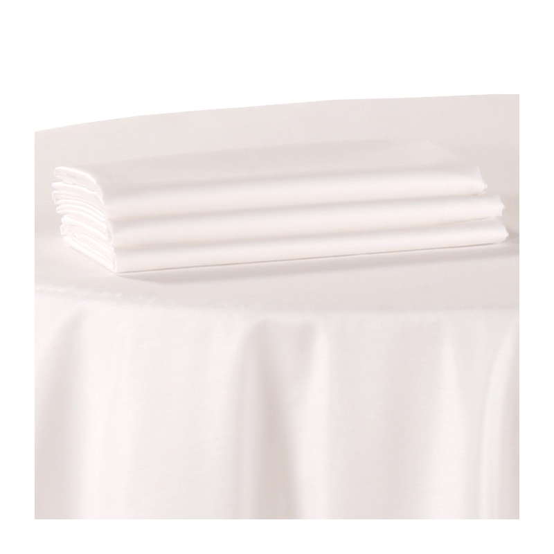Mantel chintz blanco 290 x 500 cm. ignífugo M1