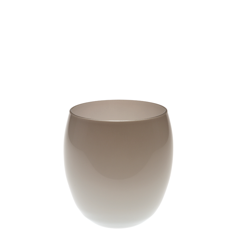 Vaso plateado Ø 9 cm Alt. 9,5 cm 36 cl.