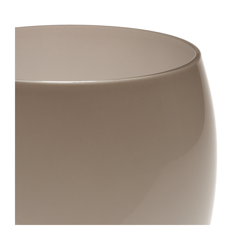 Vaso plateado Ø 9 cm Alt. 9,5 cm 36 cl.