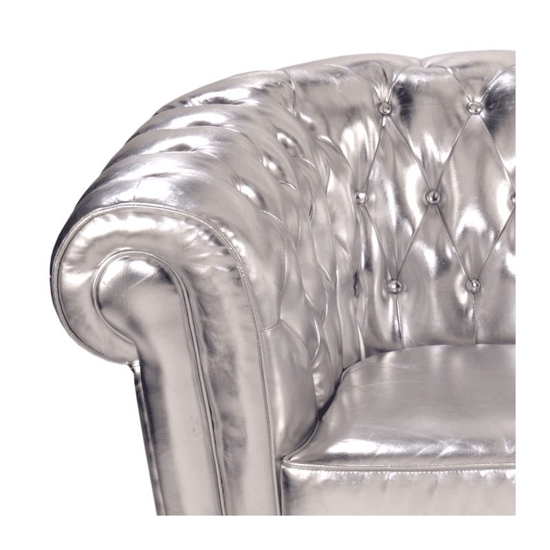 Sofá Chesterfield L 202 P 92 H 76 cm