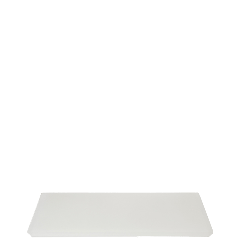 Bandeja resina blanca 20 x 30 cm.