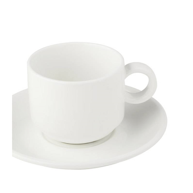 Taza y plato de té Bruges 22 cl
