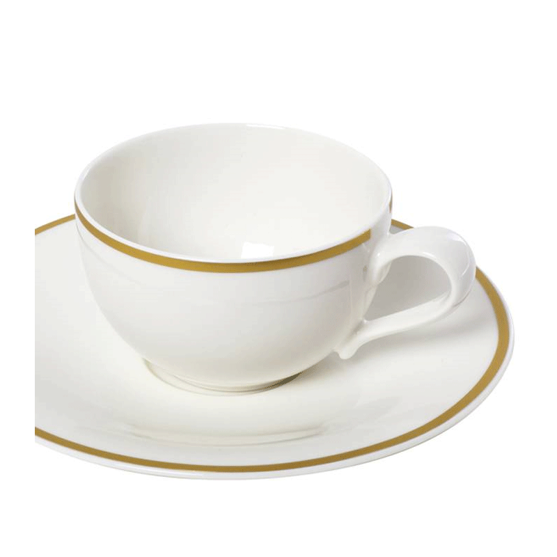 Taza y plato de té  Luxor 25 cl