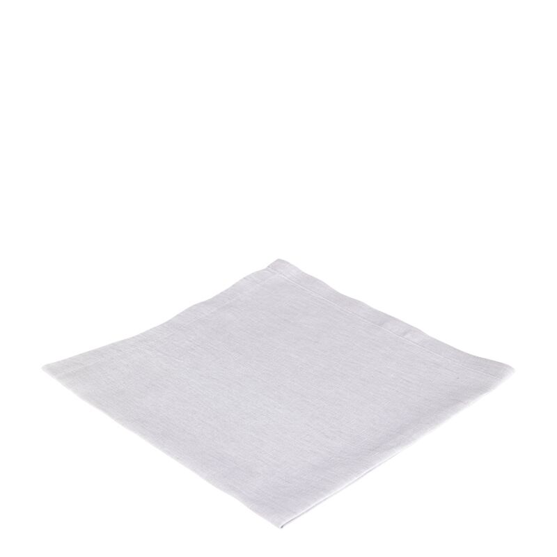 Servilleta lino gris 60 x 60 cm.