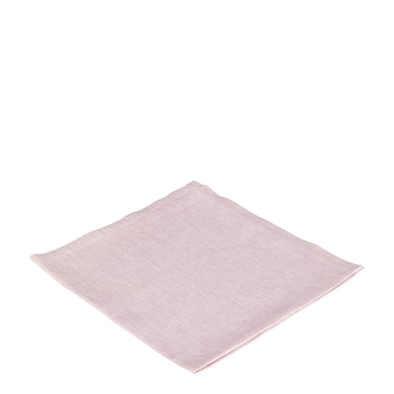 Servilleta lino rosa 60 x 60 cm