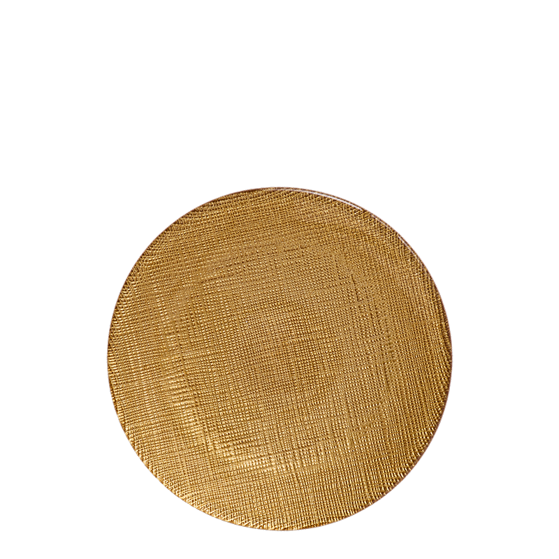 Plato de pan Strass oro Ø 14 cm