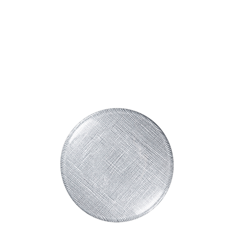 Plato de pan Strass plata Ø 14 cm