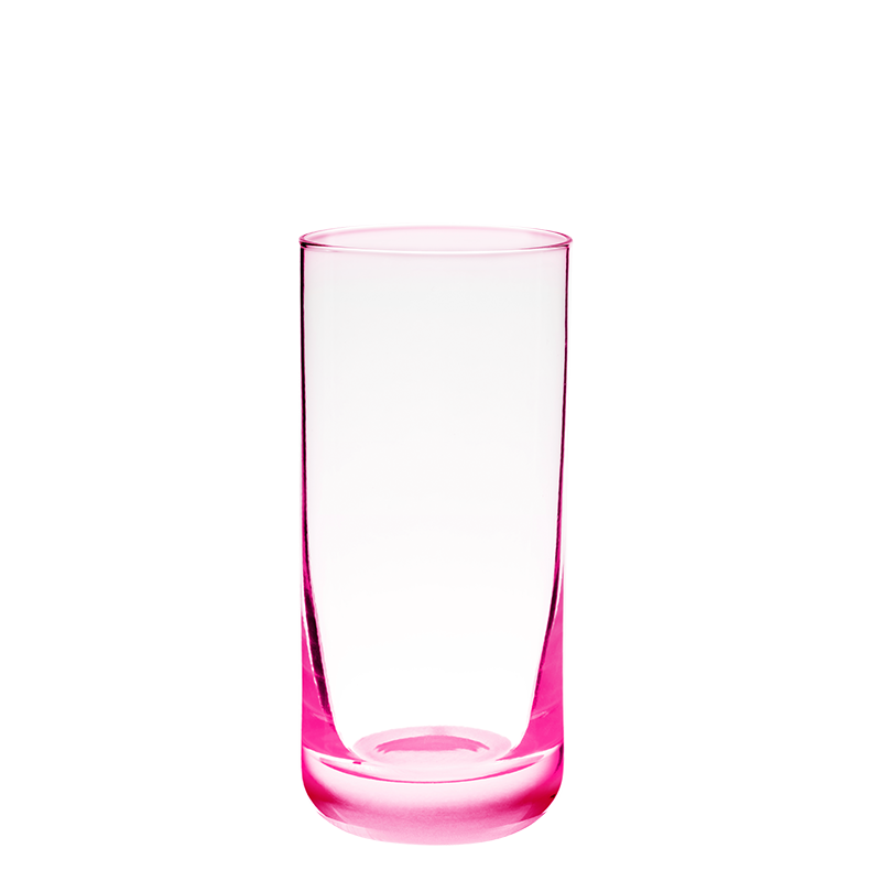Vaso de whisky rosa flúor 32 cl