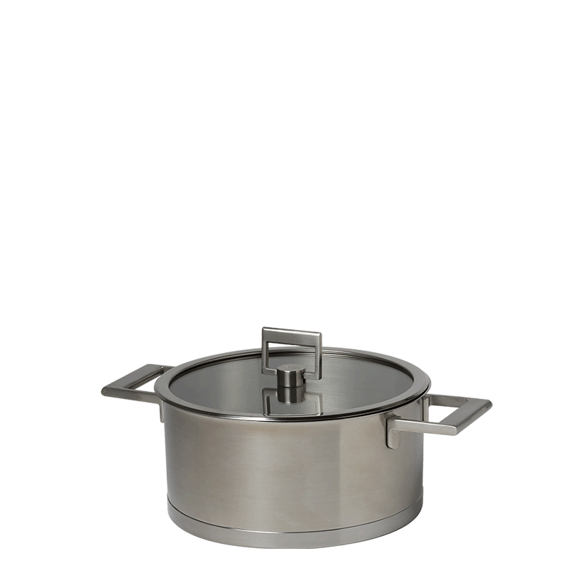 Cazuela Equinox Ø 24 cm 510 cl con tapa transparente