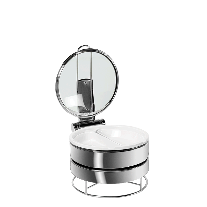 Recipiente buffet caliente Hublot eléctrico con soporte