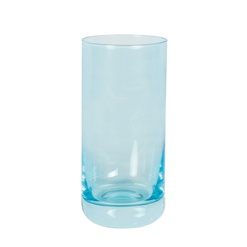Vaso de whisky azul flúor 32 cl