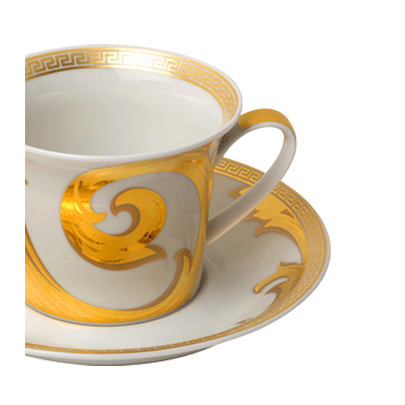 Taza y plato de té Versace 25 cl