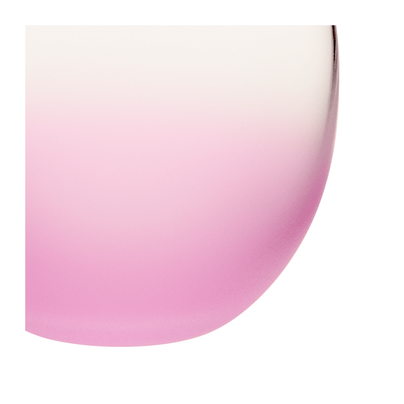 Burbuja escarchada rosa Ø 6.5 cm H 6.5 cm 15 cl