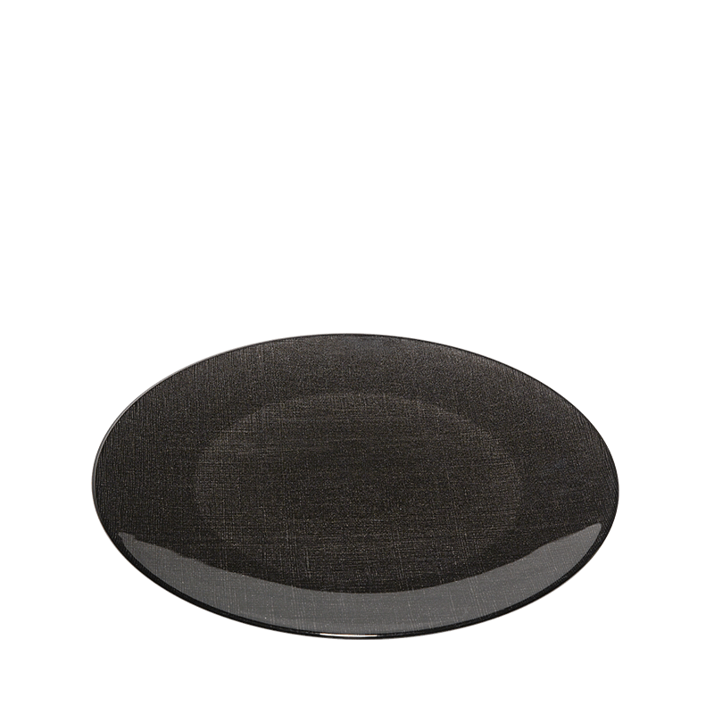 Plato de presentación negro Ø 32 cm
