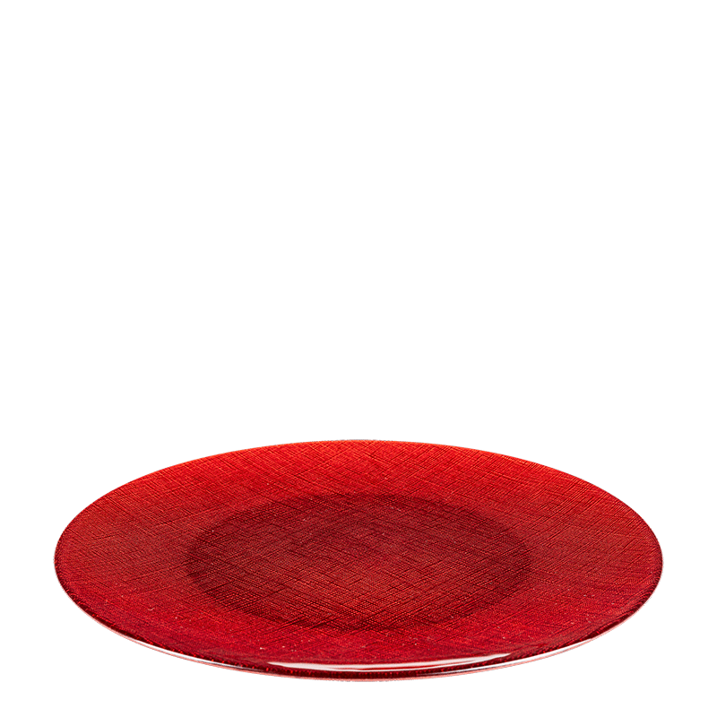 Plato de presentación rojo Ø 32 cm