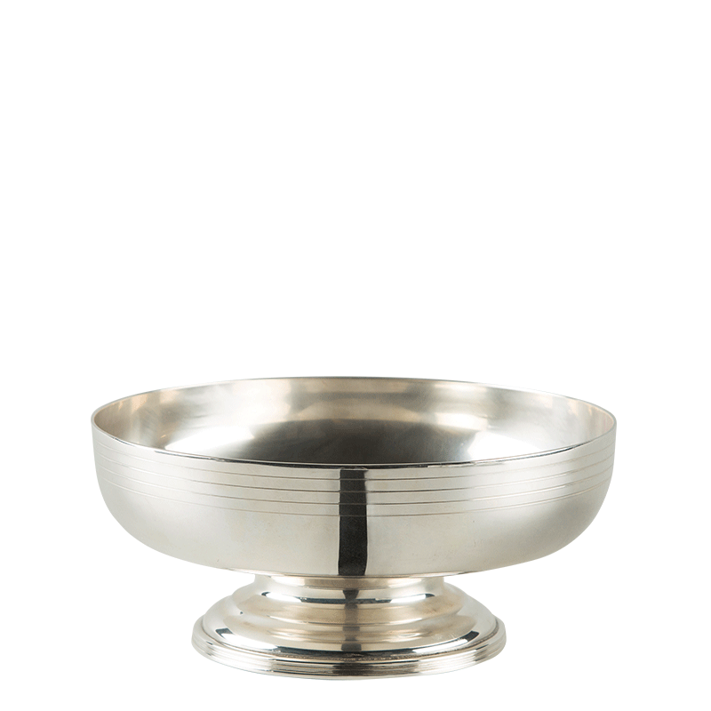 Legumbrera con pie plata Ø 18 cm