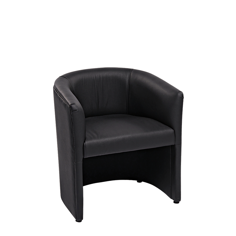 Sillón Club Sim negro 69 x 64 cm Alt 76 cm