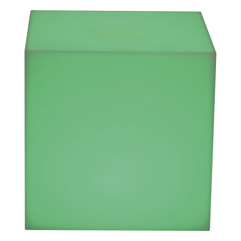Mesa auxiliar luminosa 40 x 40 cm H 40 cm
