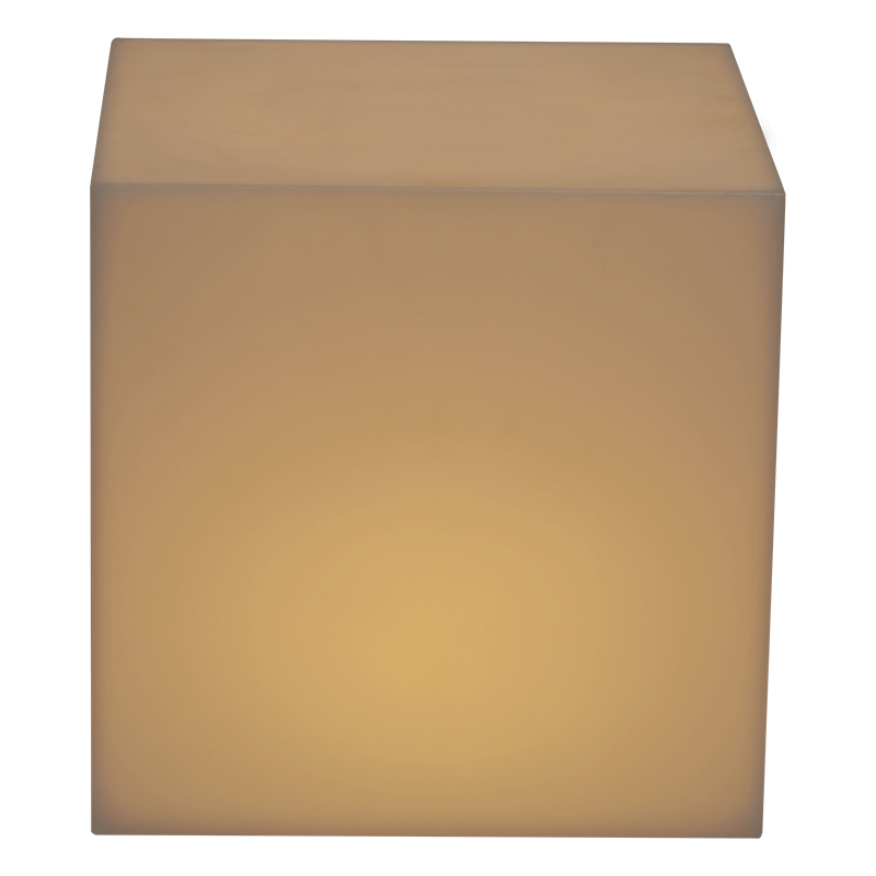 Mesa auxiliar luminosa 40 x 40 cm H 40 cm