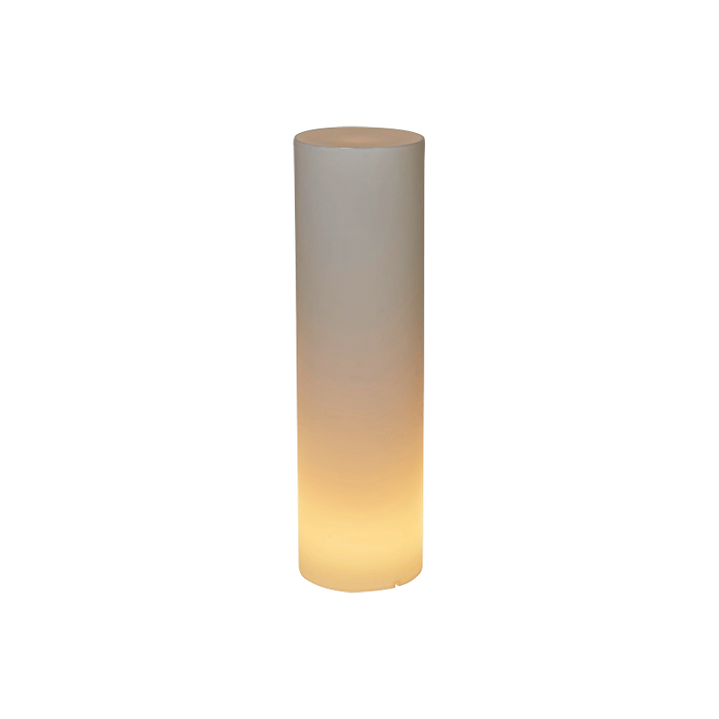 Cilindro iluminado autónomo Ø 30 cm Alt 106 cm