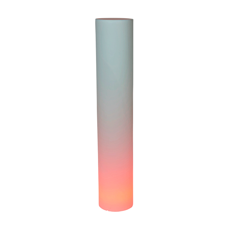 Cilindro iluminado autónomo Ø 30 cm Alt 160 cm