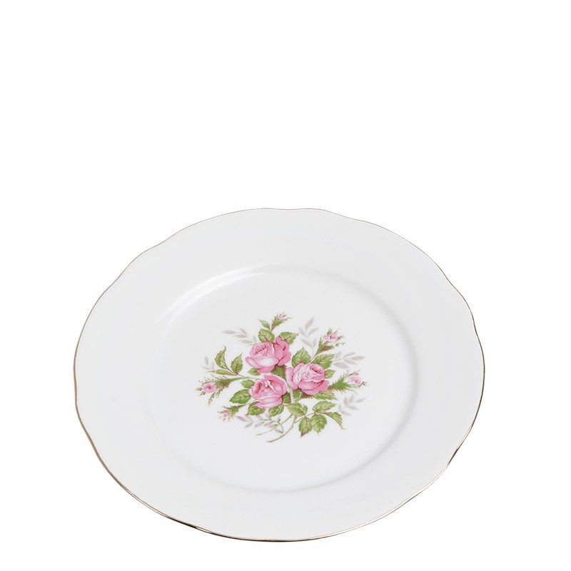 Plato pequeño Vintage con flores Ø 18-20 cm
