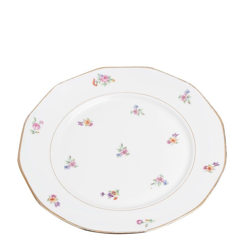 Plato grande Vintage con flores Ø 23-25 cm