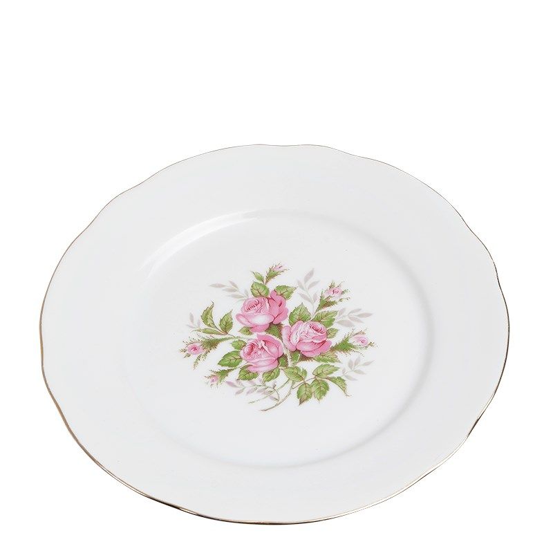 Plato grande Vintage con flores Ø 23-25 cm