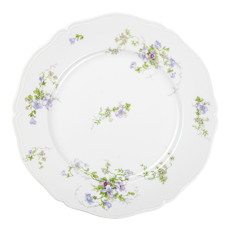Plato grande Vintage con flores Ø 23-25 cm