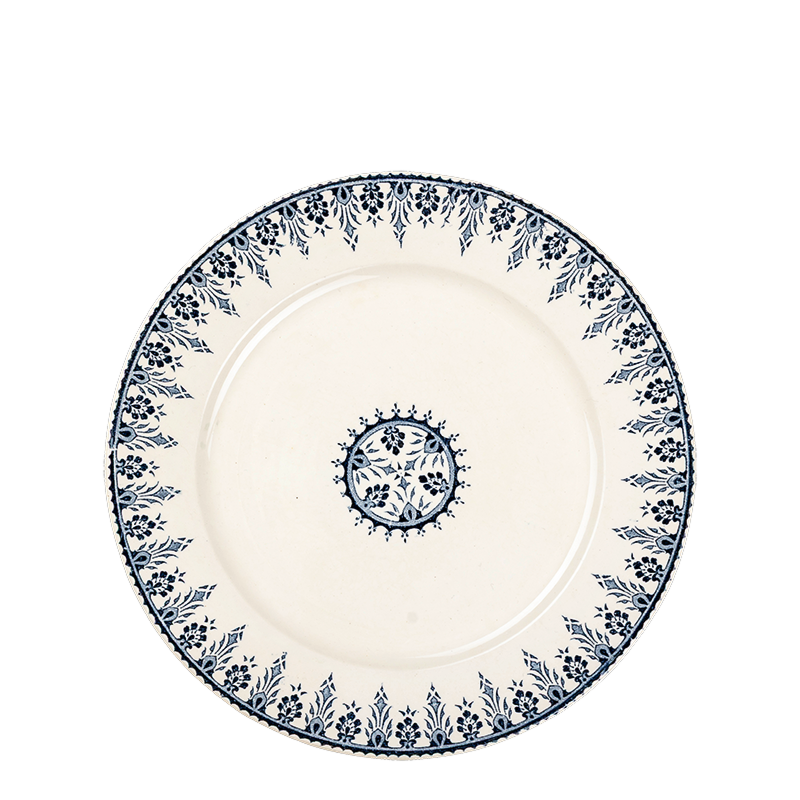 Plato pequeño Vintage azul verde Ø 18-21 cm