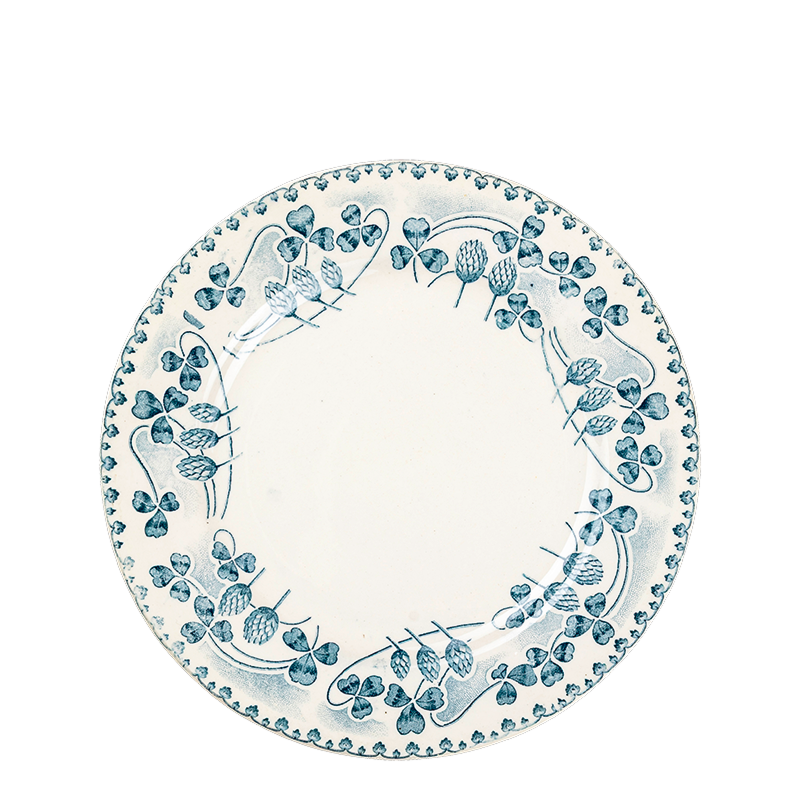 Plato pequeño Vintage azul verde Ø 18-21 cm
