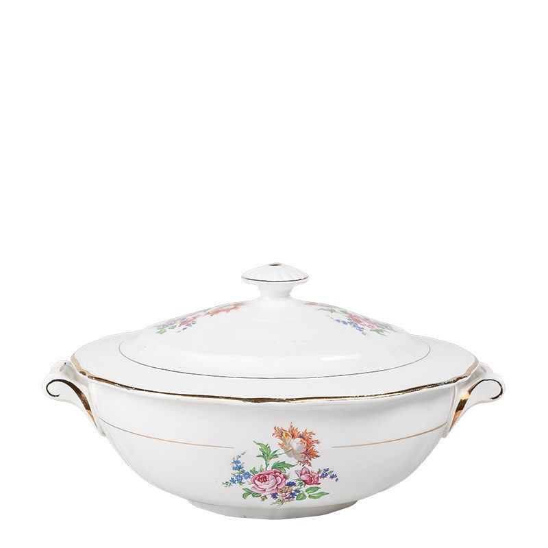 Sopera Vintage con flores