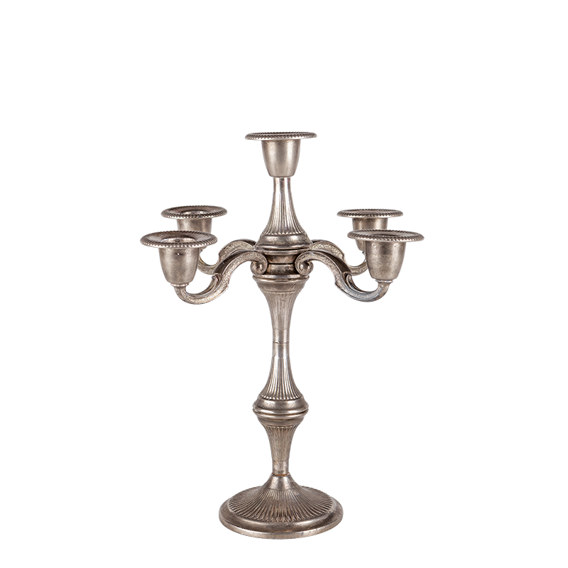 Candelabro Vintage plateado