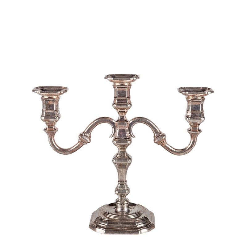 Candelabro Vintage plateado