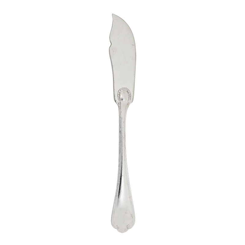 Cuchillo de pescado Vintage plata