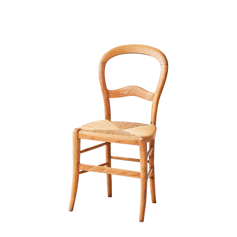 Silla de madera Vintage