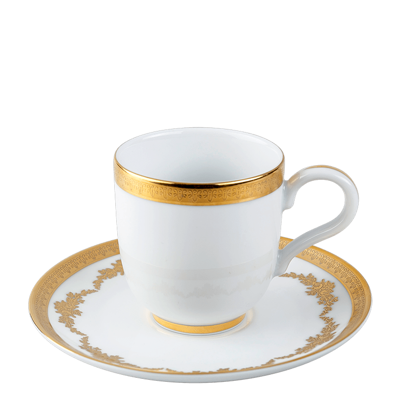 Taza y plato de café Imperial 11 cl