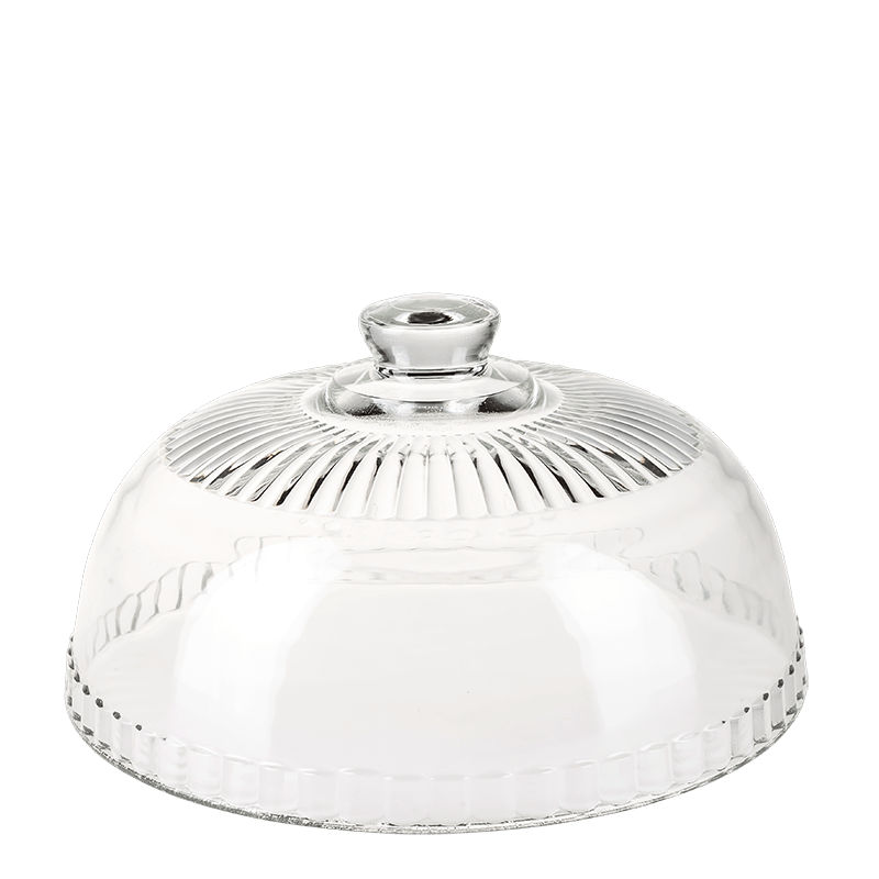 Campana en cristal vintage tamaño grande Ø 26-30 cm Alt. 14-16 cm