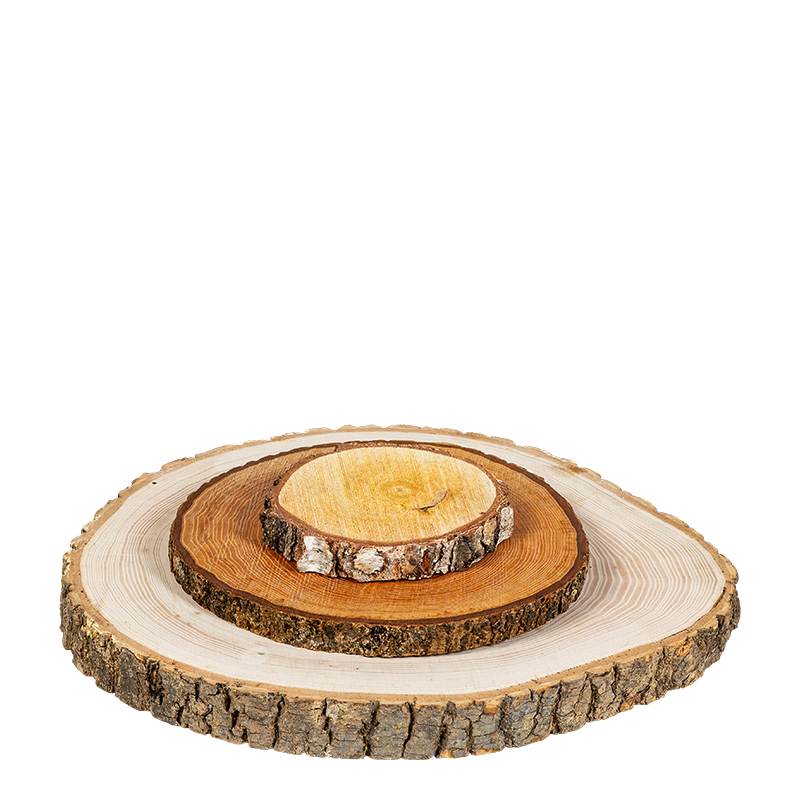 Circulo de madera vintage tamaño mediano Ø 26-27 cm