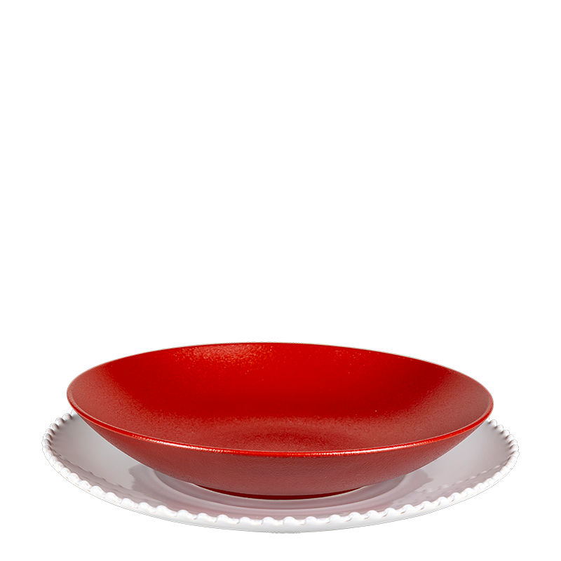 Plato Tobou rojo Ø 30 cm